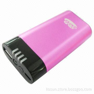 Power Bank Station, 5,000mA Polymer Battery Capacity
